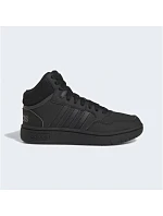 Unisex junior kotníčková obuv Hoops Mid 3.0 K Jr HR0228 Černá - Adidas Unisex junior kotníčková obuv Hoops Mid 3.0 K Jr HR0228 Černá - Adidas