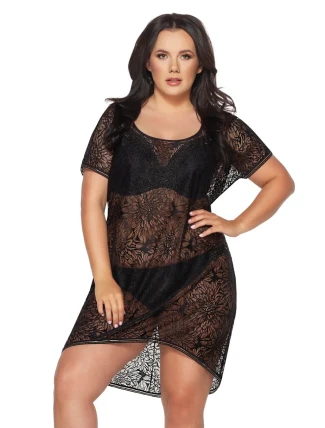 PLÁŽOVÉ ŠATY SP 22 ČERNÉ