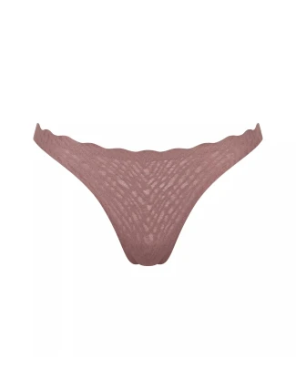 Dámská tanga ZERO Feel Bliss String - BROWN - sv. hnědé 1141 - SLOGGI Dámská tanga ZERO Feel Bliss String - BROWN - sv. hnědé 1141 - SLOGGI