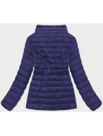 Tmavě modrá lehká dámská prošívaná bunda (20311-215) Tmavě modrá lehká dámská prošívaná bunda (20311-215)