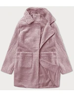 Dámská bunda z ovčí kůže J Style růžová (5M3239-46)