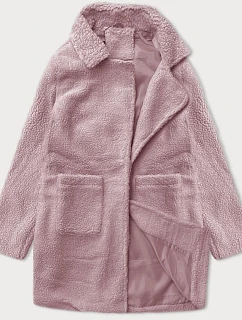 Dámská bunda z ovčí kůže J Style růžová (5M3239-46)