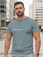Pánské bavlněné tričko s nápisem „Whatever petrol“ od FashionStreet NX5128R Pánské bavlněné tričko s nápisem „Whatever petrol“ od FashionStreet NX5128R