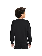 Dětská mikina Nike Sportswear Club Fleece Black FD3006 010 Dětská mikina Nike Sportswear Club Fleece Black FD3006 010