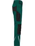 Daiber JN 1832 (62-64) Pracovní kalhoty "Modern Style" - Strong 02.132X dark green/black
