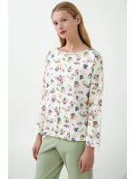 Vamp - Pastelové květinové pyžamo 21354 - Vamp