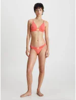Dámský vrchní plavkový díl bikin KW0KW01974 SM9 korálová - Calvin Klein