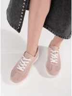 Praktické dámské Jasnoróżowy  tenisky bez podpatku