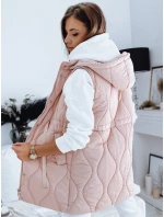 Dámská prošívaná vesta WELIA růžová FashionStreet TY3296