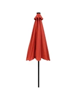 ZAHRADNÍ SLUNEČNÍK S LED OSVĚTLENÍM 300CM COCCORA