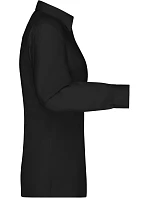 Daiber JN 681 Mikro keprová halenka s dlouhým rukávem 02.0681 black