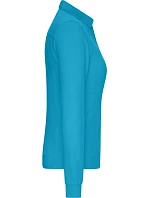 Daiber JN 1841 Dámské pracovní piqué polo s dlouhým rukávem 02.1841 turquoise