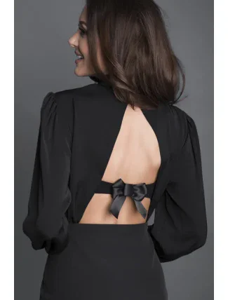 Julimex BA-19 zapínání na mašli 2-řadé barva:černá Julimex BA-19 zapínání na mašli 2-řadé barva:černá