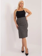 Sukně LK SD 509514 1.43 šedá černá