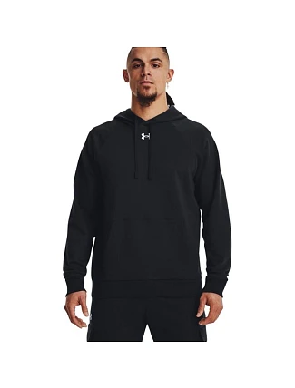 Pánská mikina Under Armour Rival Fleece Hoodie, černá, 1379757 001, velikost S