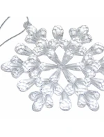 Závěsná dekorace sněhové vločky 12x12 CM MODEL 3
