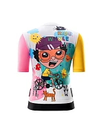 Dámské cyklistické tričko Rockbros 15210005005 L s potiskem – bílé Dámské cyklistické tričko Rockbros 15210005005 L s potiskem – bílé