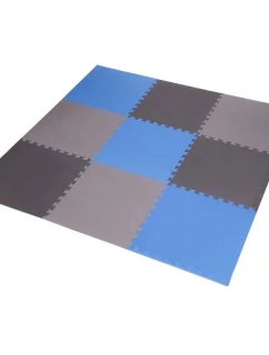 Multipack One Fitness puzzle podložka MP10 modrošedá 9 dílků 10 mm