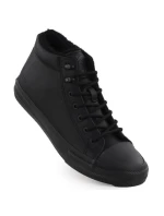 Pánské černé zateplené kotníkové tenisky Big Star OO174607