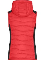 Daiber JN 1327 Dámská strečová fleecová vesta 02.1327 red/black