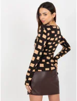 Dámská halenka LK BZ 509198.48P černá - FPrice