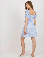Dámské šaty LK SK 509002.03P bílo-modré - FPrice Dámské šaty LK SK 509002.03P bílo-modré - FPrice