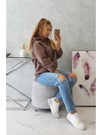 Mikina s kapucí mocca Mikina s kapucí mocca