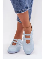 Sportovní dámské baleríny s pásky Modré Farvessa