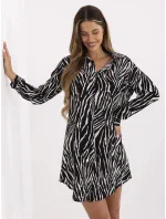 Šaty TO SK 1103 7.16P černobíle