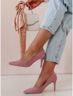 Dámské jehlové boty na podpatku LAVENZA fialové FashionStreet ZY0840