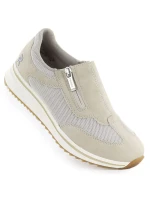 Béžová zvýšená dámská polobotka Rieker L5854-62 Béžová zvýšená dámská polobotka Rieker L5854-62