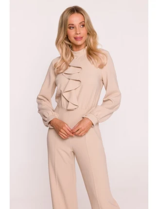 Dámský overal S420  béžový -  Stylove