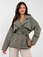 Kabát IT EN FL10069.65 khaki - FPrice Kabát IT EN FL10069.65 khaki - FPrice