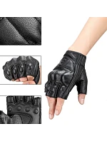 Rukavice na motorku Rockbros 16220006005 XXL kožené - černé