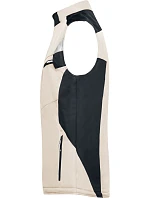 Daiber JN 825 Pracovní zimní softshellová vesta - Strong 02.0825 stone/black