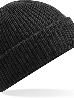 Beechfield B 505 Voděodpudivá pletená čepice s manžetou 53.0505 black