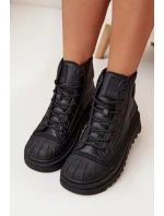 Vysoké Dámské Tenisky Zateplené Big Star OO274A355 Černé