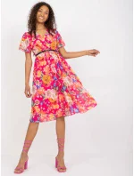 Šaty DHJ SK 13162.92 tmavě růžová