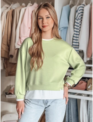 Dámská oversize mikina LUZZIO mint FashionStreet BY1381