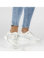 Dámské kožené ažurové polobotky Filippo DP6714