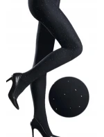 PUNČOCHÁČE S POTISKEM STŘÍBRNÝCH KAPEK 40 DEN PUNČOCHÁČE S POTISKEM STŘÍBRNÝCH KAPEK 40 DEN