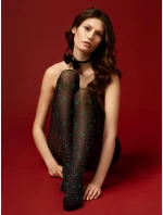 Punčocháče Fiore G 5976 Be Merry 40 den 5-XL Vánoční kolekce