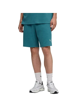 Pánské šortky Puma ESS Elevated Relaxed, zelené, 692021, velikost 41 Pánské šortky Puma ESS Elevated Relaxed, zelené, 692021, velikost 41