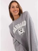 Mikina EM BL 617 16.01X melange šedá