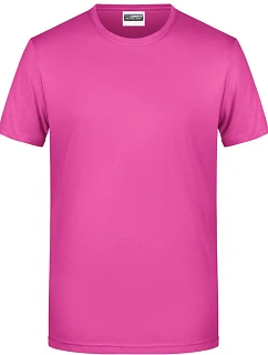 Daiber 8008 Pánské tričko z bio bavlny 02.8008 pink