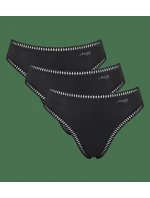 sloggi GO Crush High leg C3P - BLACK - SLOGGI BLACK - SLOGGI