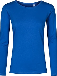Promodoro 1565 Dámské tričko s dlouhým rukávem - X.O 40.1565 azure blue