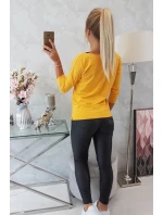 Halenka ležérní hořčicová