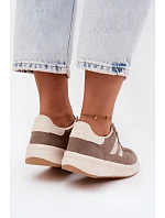 Dámské Sportovní Boty Sneakers Big Star UU274025 Tmavá béžová Dámské Sportovní Boty Sneakers Big Star UU274025 Tmavá béžová