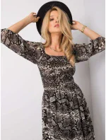 TW SK BI 8029.41 černo-béžové šaty